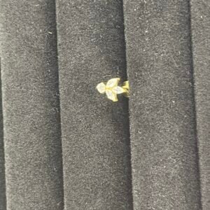 Lia - Labret doré orné de 4 cristaux